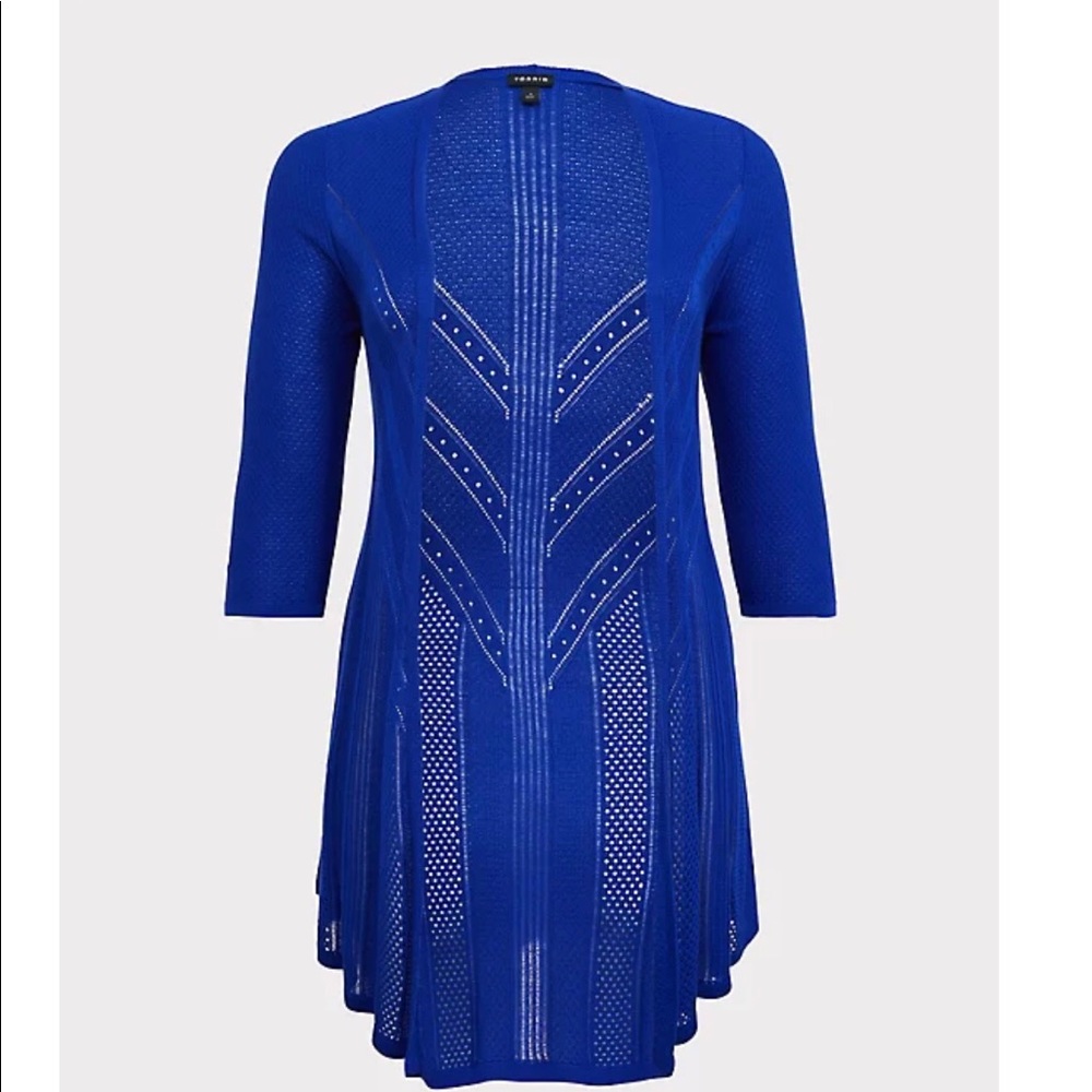 Electric Blue Cardigan (NWOT)